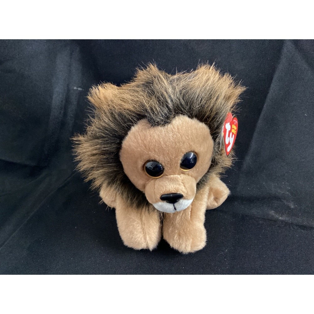 Ty Beanie Baby - CECIL the Zimbabwe Lion (6 Inch) - New With Tags
